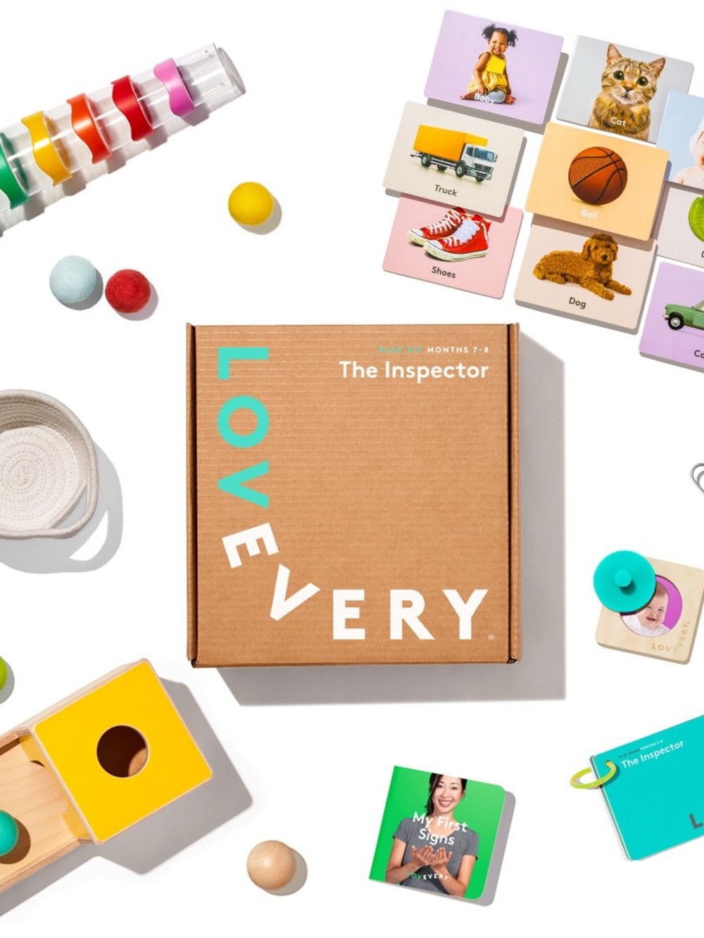 Lovevery Play Set Months 7-8 The Inspector Set in box